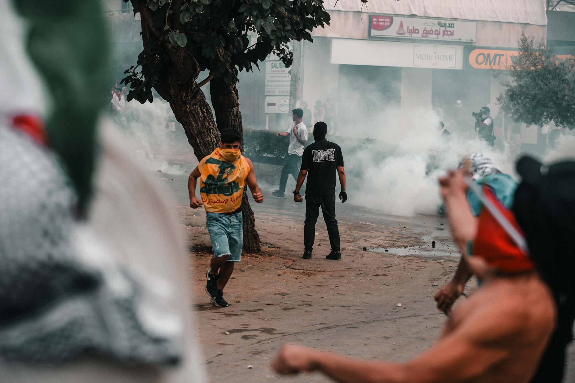 Beirut, protestas bombardeo Gaza - 9